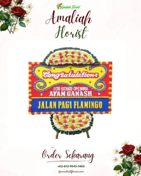 Sewa Papan Bunga Glandang